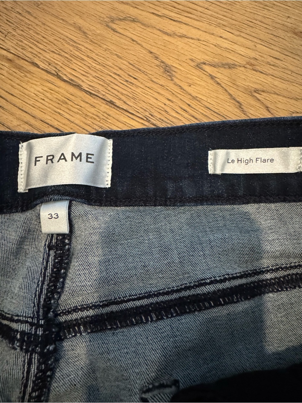 Frame Denim Indigo Flare Jeans - Picture 2 of 2